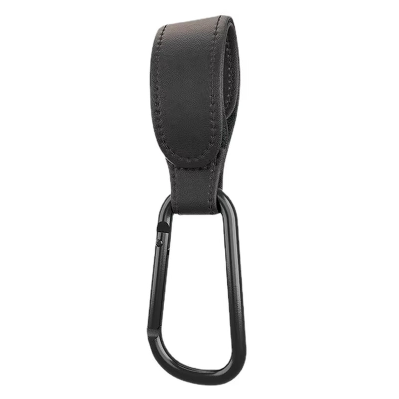 PU Leather Baby Bag Stroller Hook Pram Cart Organizer 360 Degree Rotatable Hook High-Quality