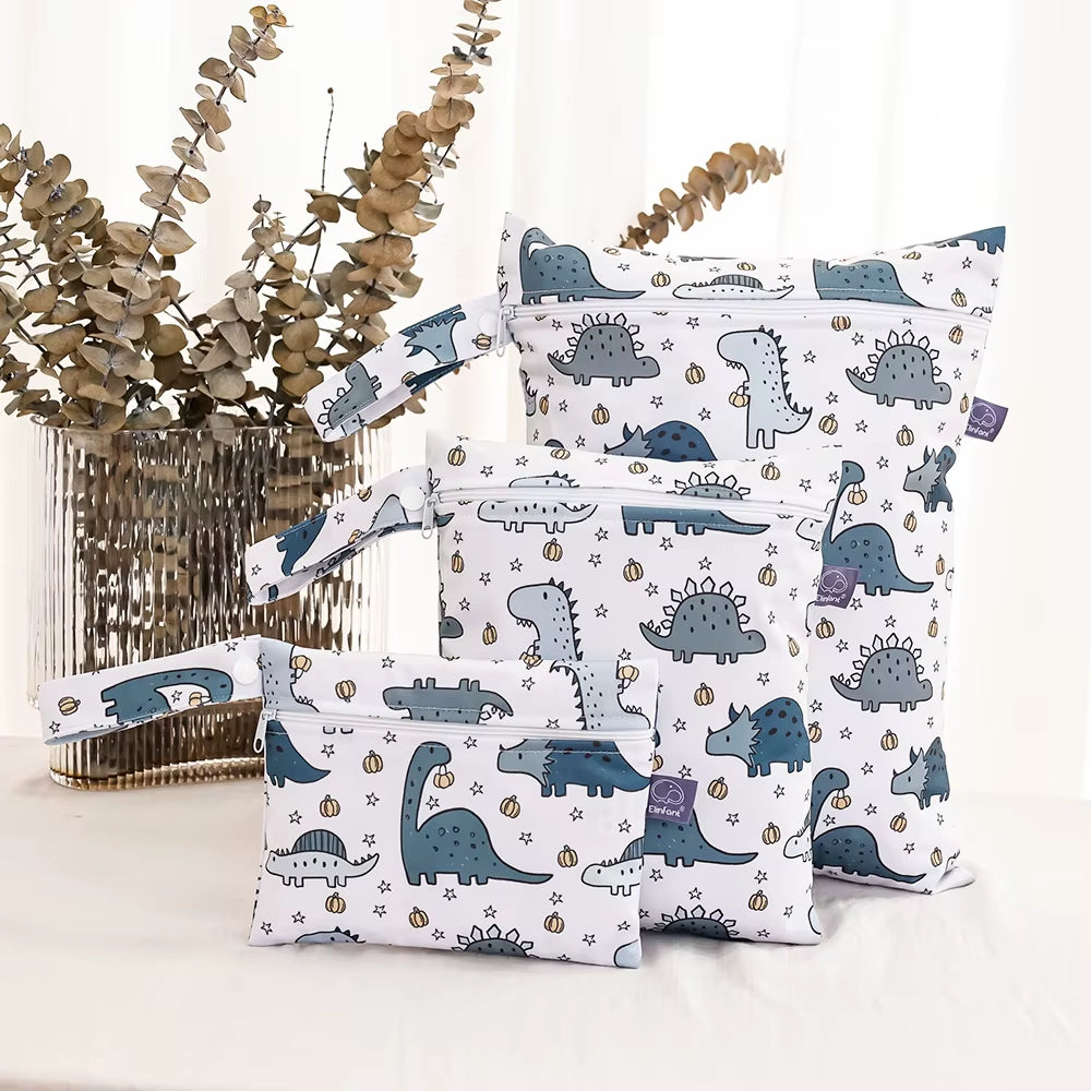 3PCS Travel Wash Cosmetic Bag Waterproof Diaper Bag Portable Storage Bag