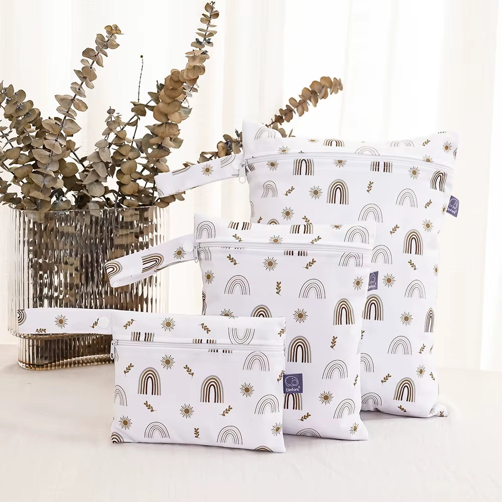 3PCS Travel Wash Cosmetic Bag Waterproof Diaper Bag Portable Storage Bag