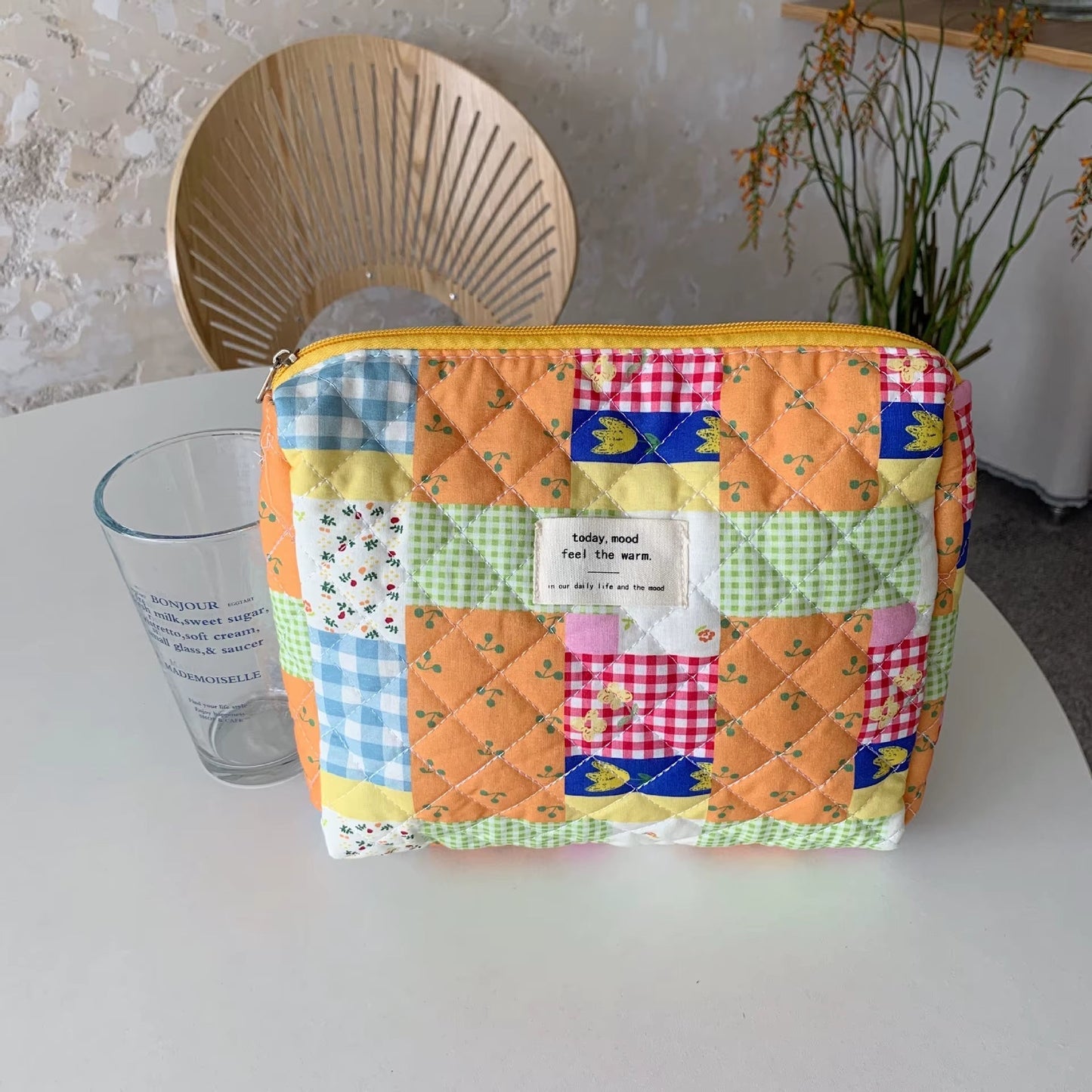 Baby Diaper Bag Cartoon Print Nappy Bag Zipper Handbag