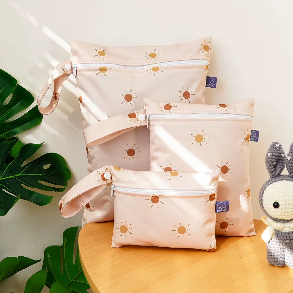 3PCS Travel Wash Cosmetic Bag Waterproof Diaper Bag Portable Storage Bag