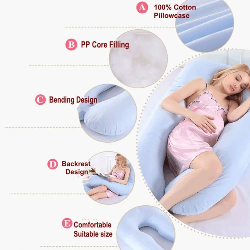 Pregnant Pillow for Pregnant Women Nursing Pillow Breastfeeding Cushion for Pregnancy Women U-Shape Mattress Pregnancy Women