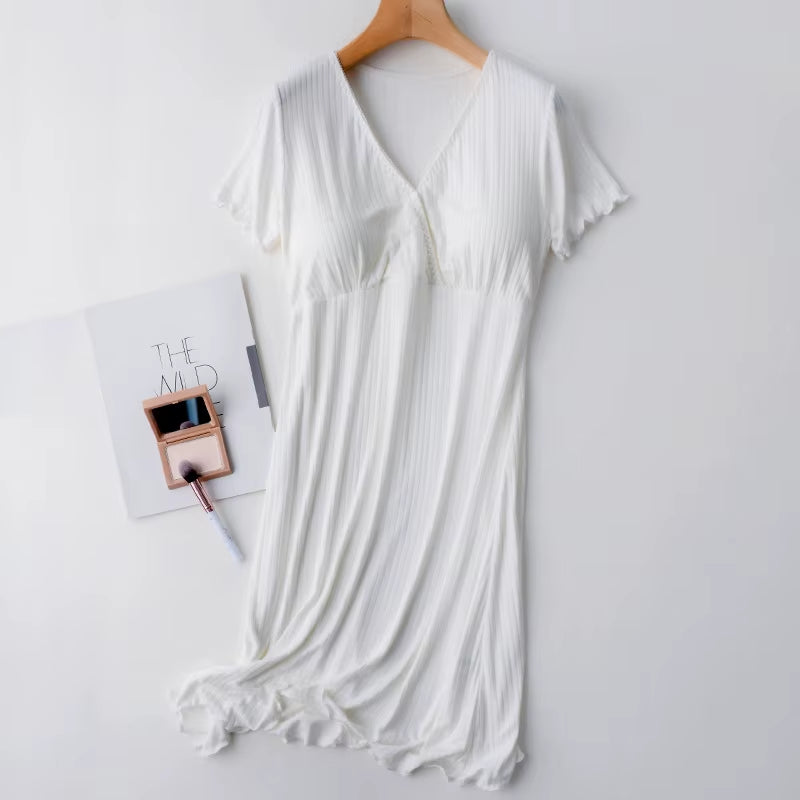 Modal Maternity Clothes Breastfeeding Nightgowns Nursing Sleepwear Hospital Loose Fitting Breast Feeding Pajamas Pregnancy Dress