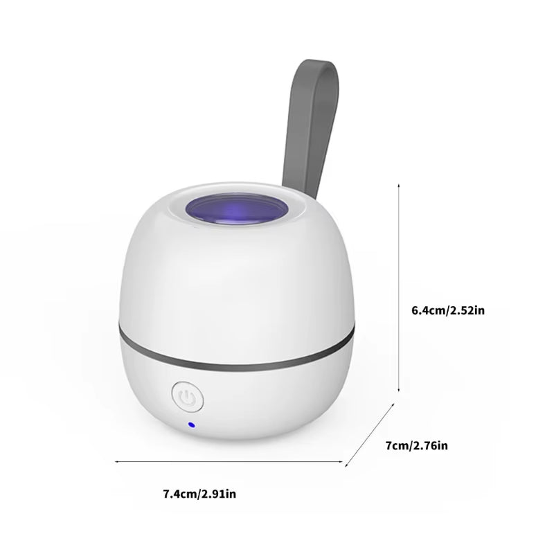 Portable Baby Pacifier Sterilizer Box Mini UV Light Sterilizer Box for Baby Pacifier, Bottle Nipples, Teethers Breast Pump