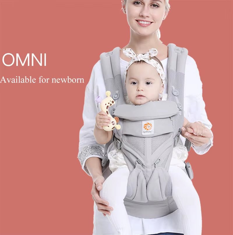 Egobaby Baby Carrier Ergonomic Kangaroo Infant Kid Sling Back Front Facing Backpack Wrap Newborn Bag 0-36 Months