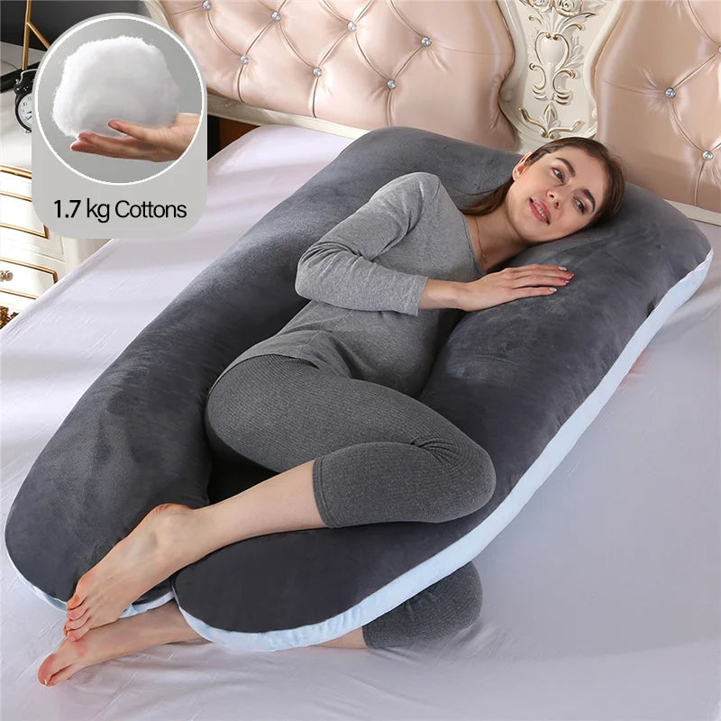 Pregnant Pillow for Pregnant Women Nursing Pillow Breastfeeding Cushion for Pregnancy Women U-Shape Mattress Pregnancy Women