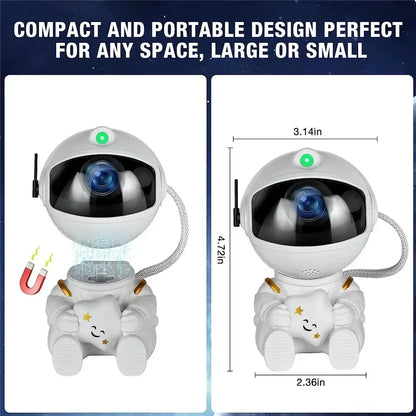 Star Projector Galaxy Night Light Astronaut Space Projector Starry Nebula Ceiling LED Lamp for Bedroom Home Decorative Kids Gift