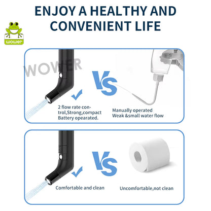 Portable Electric Bidet for Personal Hygiene Cleaning 2.3L Rechargeable Travel Camping Bidet Shower Sprayer