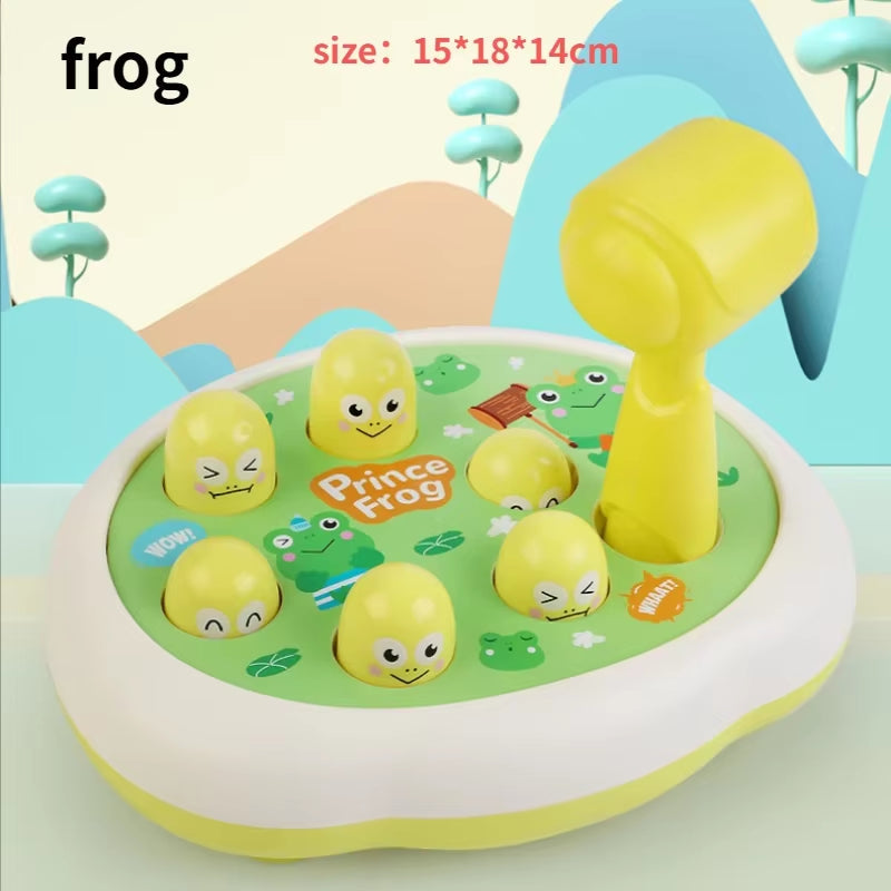 Cartoon Whac-A-Mole Montessori Baby Toy Toddler Educational Gift Animal Theme Knocking Game