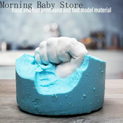 DIY Hand Foot Print Mold for Baby Souvenir Baby Plaster Mold Hand Foot Casting Kit Couples Wedding Accessories Home Decor Gifts