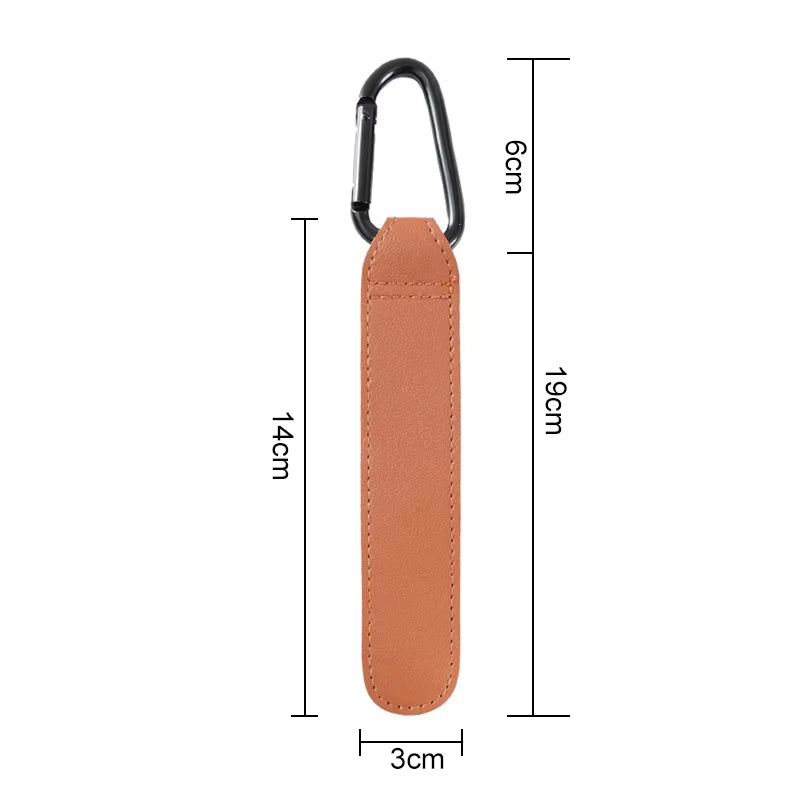 1/2Pcs PU Leather Baby Bag Stroller Hook Pram Cart Organizer 360 Degree Rotatable Hook High-Quality Crochet Stroller Accessories