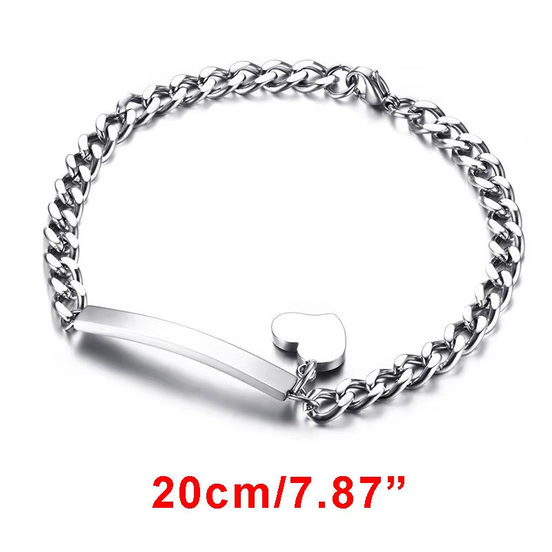 Custom Personalize Girls Name Baby Bracelet, anti Allergy Stainless Steel Chain Adjustable, Baptism Gifts to Girls Boys