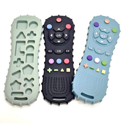 1/3PCS Baby Remote Control Teether Silicone Baby Anti-Eating Gloves Pacifier Bracelet Teething Stick Biting Toys