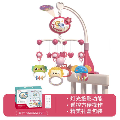 Musical Baby Crib Mobile with Lights Music Projection for Infants Remote Control Crib Toys for Newborn Baby Mobile for Crib Toys