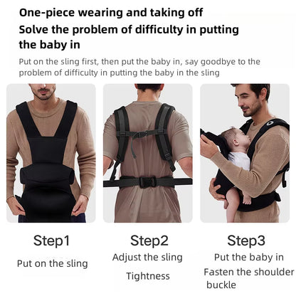 Baby Carrier Backpack 3 in 1 Things for Babies Accessory Kangaroo Accessories Sling Stuff Children'S Newborn Infant Ergonomic