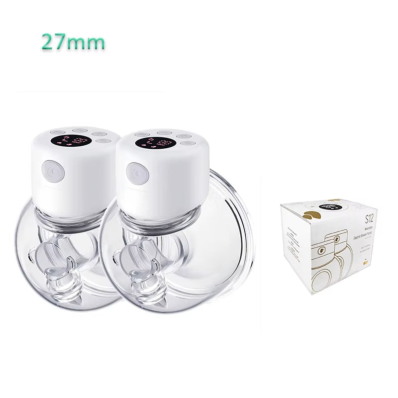 S12 Hands Free Electric Breast Pumps Mother Milk Extractor Portable Breast Pump Wearable Wireless Breastpump