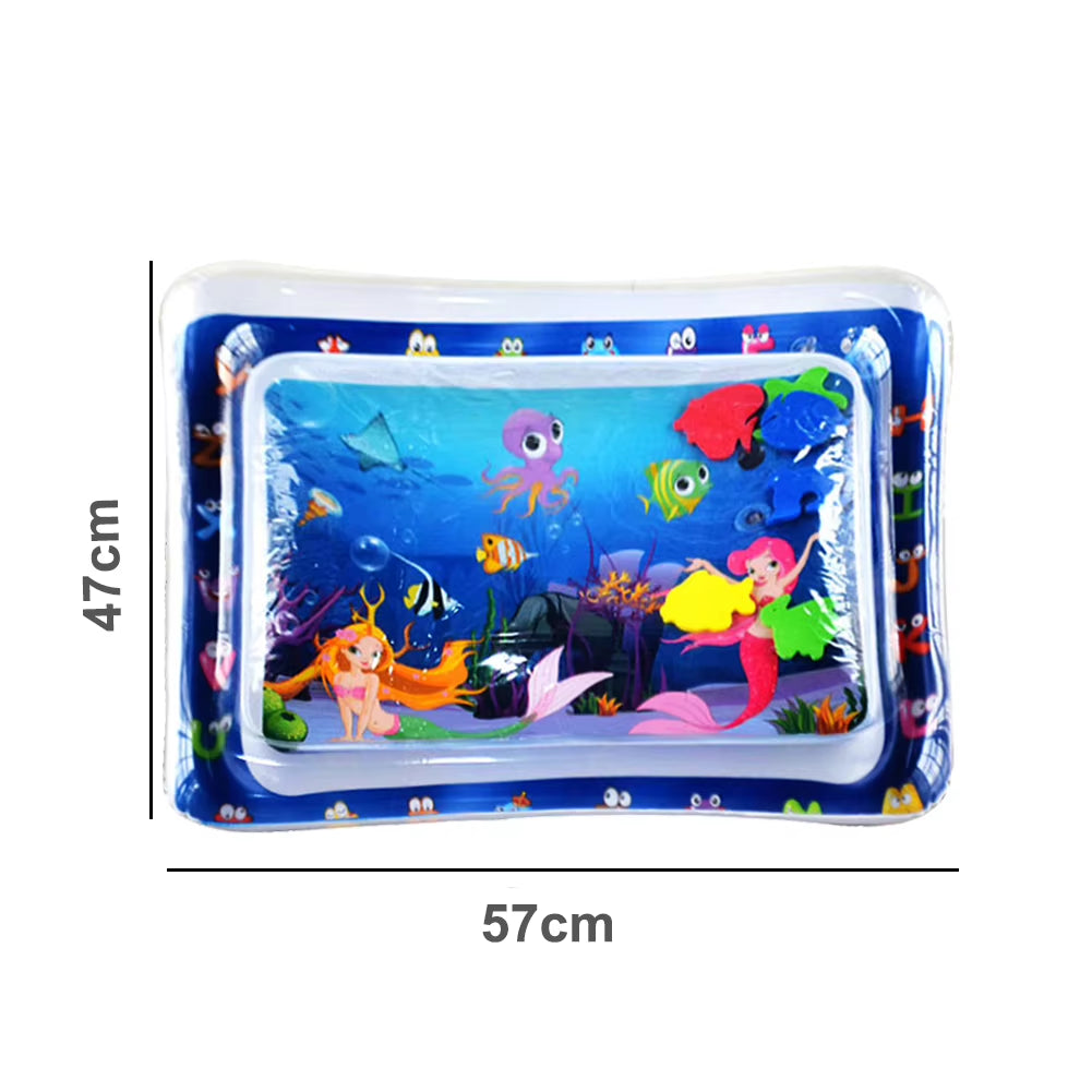 Baby Water Play Mat Inflatable Toys PVC Toddler Playmat Activity Play Center for Kids Toys Education Tummy Time