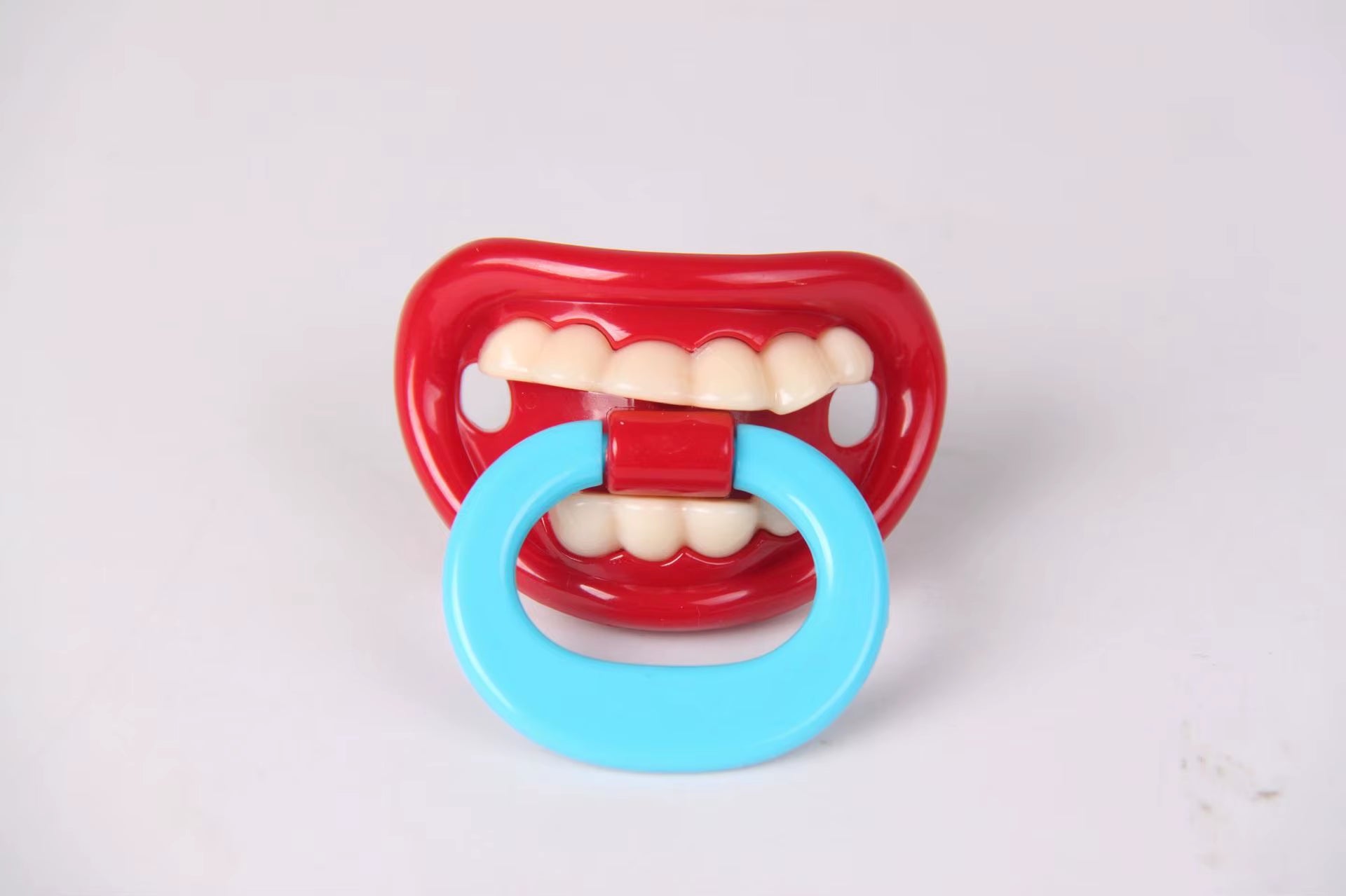 Funny Pacifiers for Babies,Newborn Pacifier,Funny Pcifiers for 0-6 Months, Mustache Pacifier,Teeth Binky,Gift Pacifiers for Boys