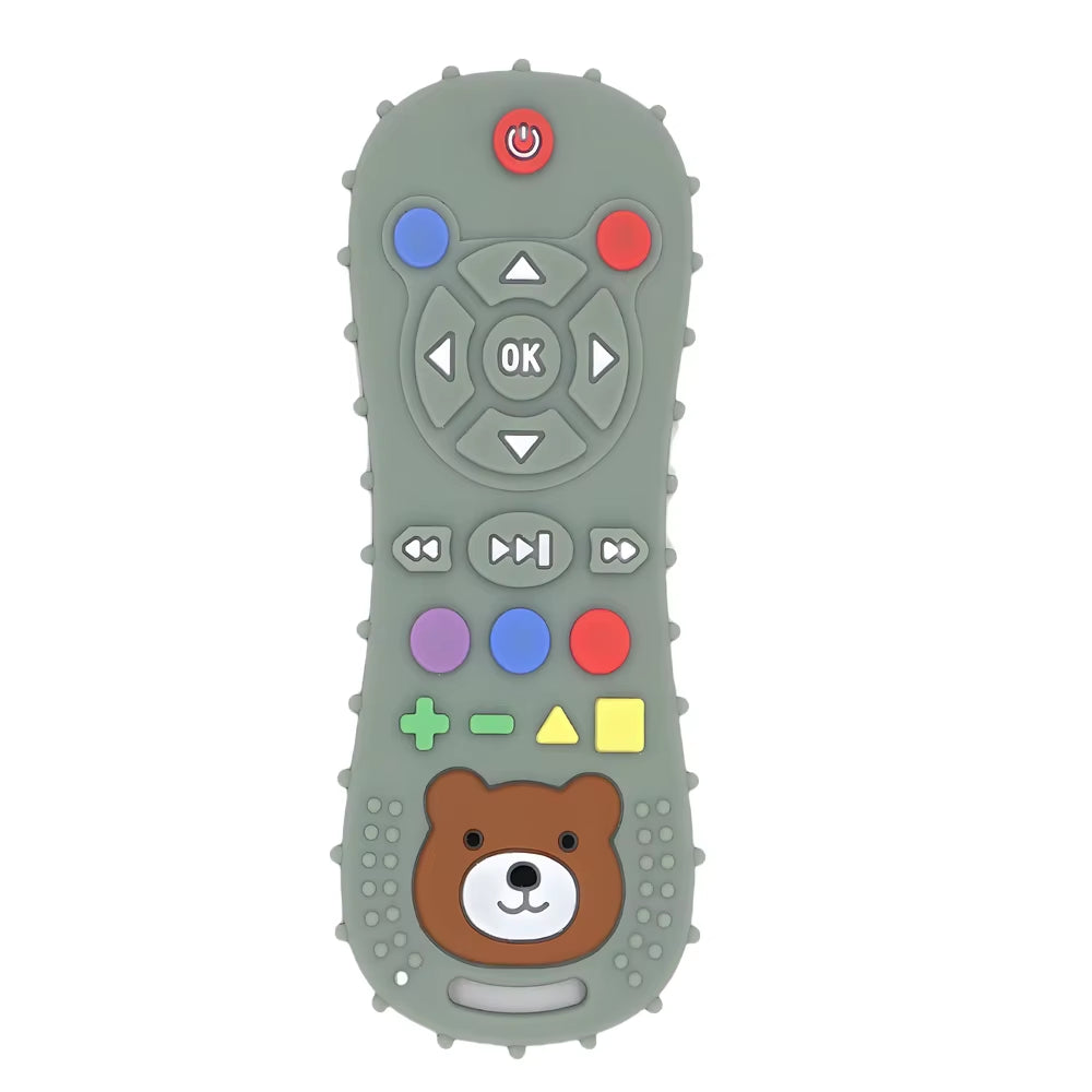 1/3PCS Baby Remote Control Silicone Teether 