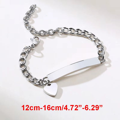 Custom Personalize Girls Name Baby Bracelet, anti Allergy Stainless Steel Chain Adjustable, Baptism Gifts to Girls Boys