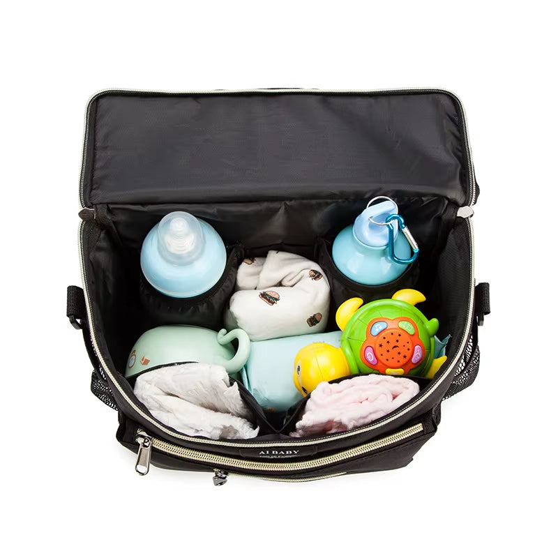 Waterproof Diaper Bag Large Capacity Mommy Travel Bag Multifunctional Maternity M Baby Stroller Bags Organizer Mummy Bag