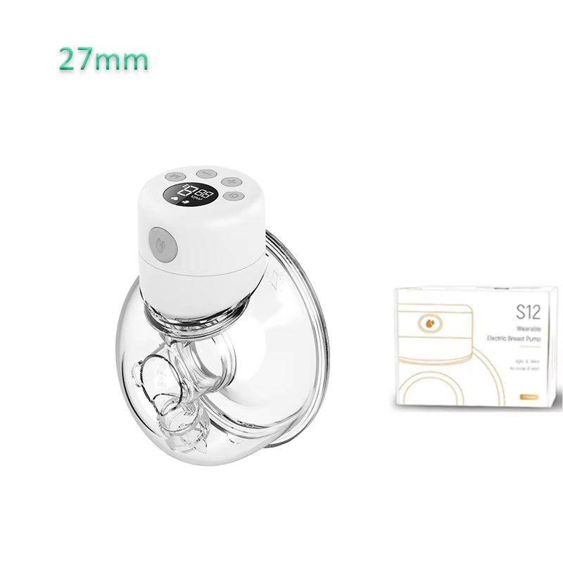 S12 Hands Free Electric Breast Pumps Mother Milk Extractor Portable Breast Pump Wearable Wireless Breastpump