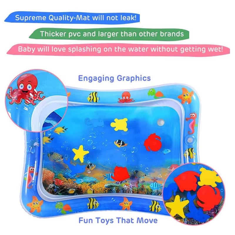 Baby Water Play Mat Inflatable Toys PVC Children'S Mat Playmat Toddler Activity Play Center for Kids Toys Education Tummy Time