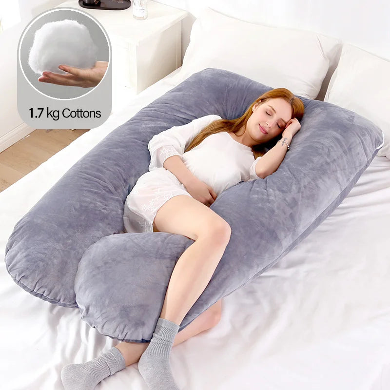 Pregnant Pillow for Pregnant Women Nursing Pillow Breastfeeding Cushion for Pregnancy Women U-Shape Mattress Pregnancy Women