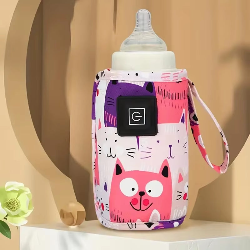 USB Milk Water Warmer, Travel Stroller Insulated Bag, Nursing Bottle Heater, Portable Bottle Feeding Warmer, Christmas, Hallowee