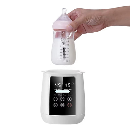 Baby Bottle Warmer & Sterilizer 6-In-1Multifuntion Breast Milk Warmer Accurate Temperature Control Baby Bottle Heater