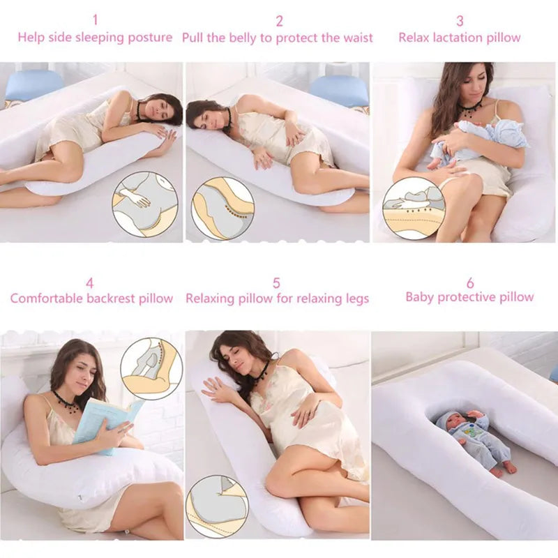 Pregnant Pillow for Pregnant Women Nursing Pillow Breastfeeding Cushion for Pregnancy Women U-Shape Mattress Pregnancy Women