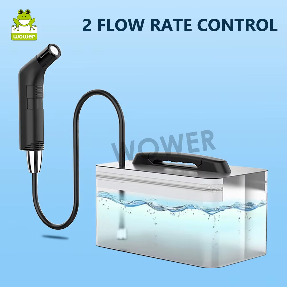 Portable Electric Bidet for Personal Hygiene Cleaning 2.3L Rechargeable Travel Camping Bidet Shower Sprayer