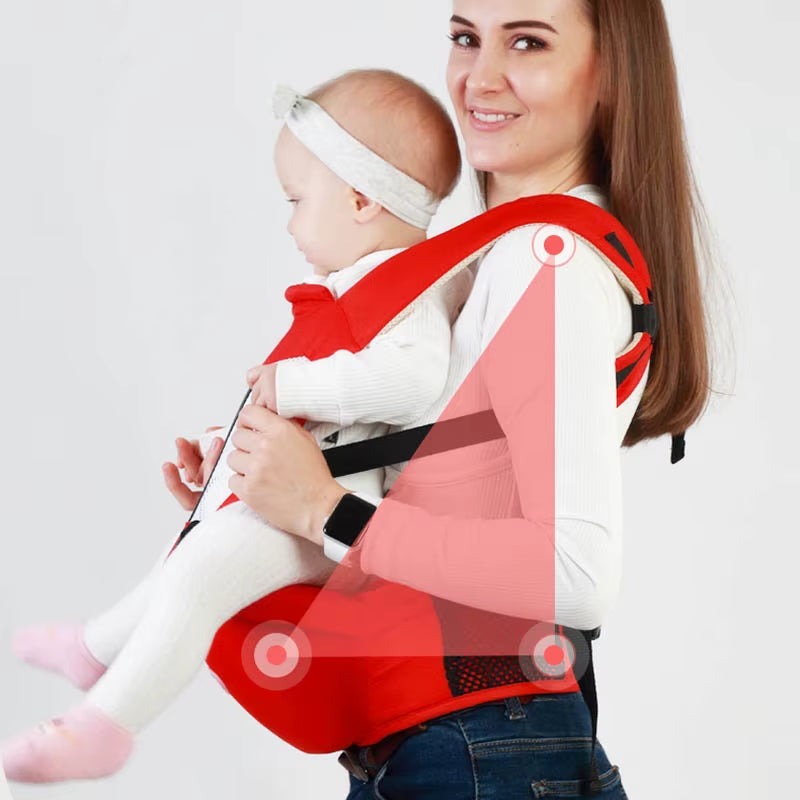 0-48 Months Ergonomic Baby Carrier Backpack with Hip Seat for Newborn Multi-Function Infant Sling Wrap Waist Stool Baby Kangaroo