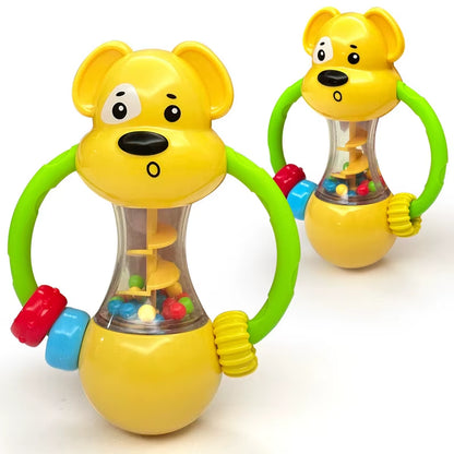 Baby Rattles Toys 0 12 Months Newborn Sensory Grasp Toys Hand Bell Develop Activity Game Cute Animal Rattles for Infants Gifts