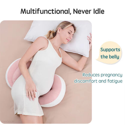 Pregnancy Waist Support Pillow for Pregnant Women Sleeping Body Pillow Care for Pregnancy Cushion Adjustable Length